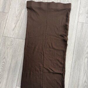 Cotton Citizen Maxi Pencil Skirt with thigh high slit Sz M NWOT